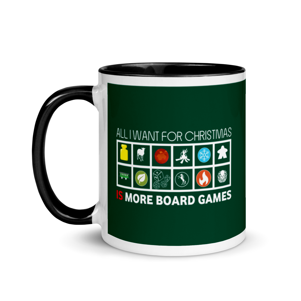 All I Want For Christmas Is More Board Games Festive Mug