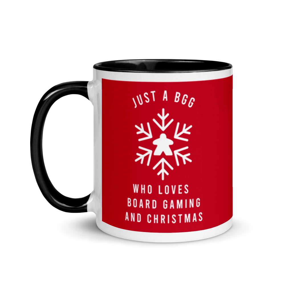 Just A BGG Who Loves Board Gaming And Christmas Festive Mug