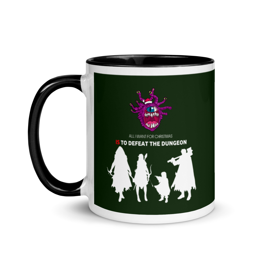 All I Want For Christmas Is To Defeat The Dungeon - Christmas Dungeon RPG Mug
