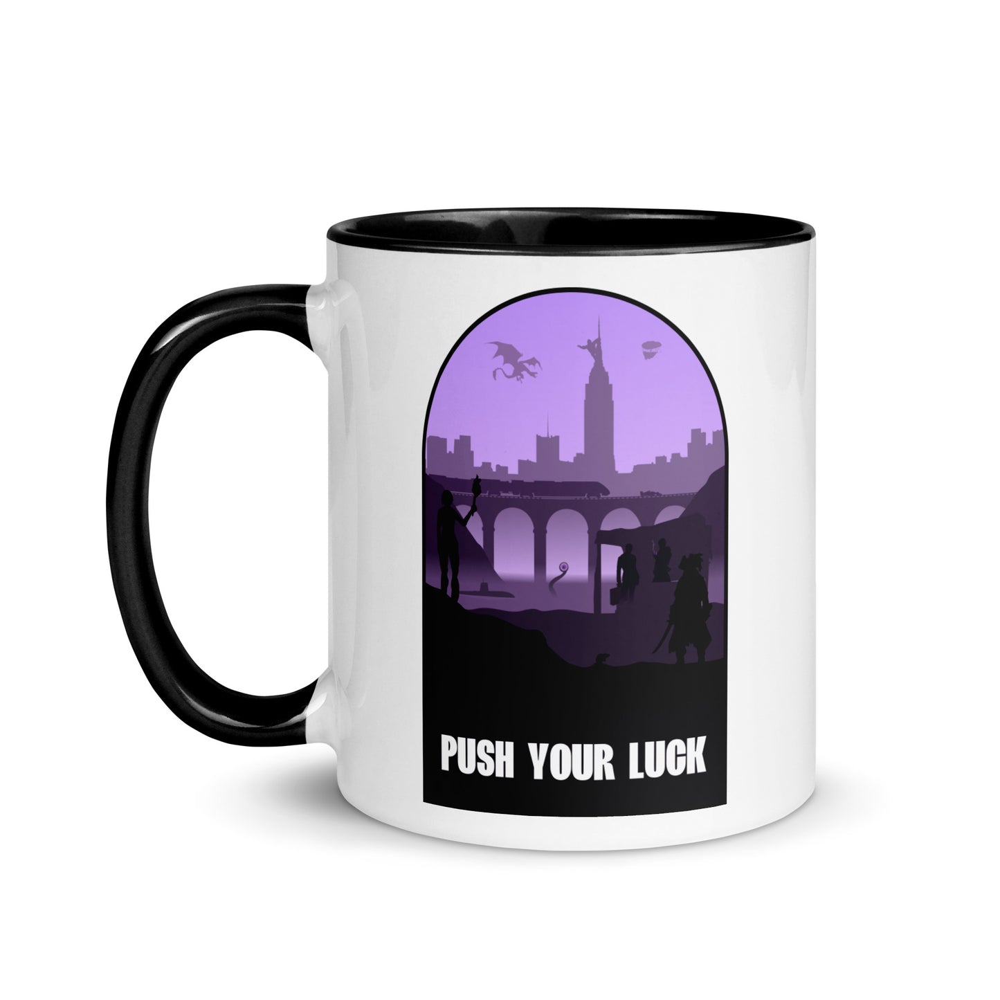 Push Your Luck Board Game Mechanic Mug