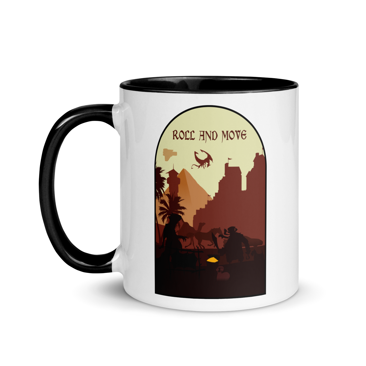 Roll and Move Board Game Mechanic Mug