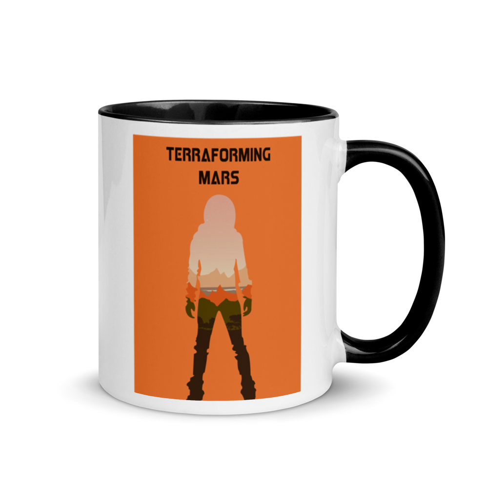 Terraforming Mars Board Game Silhouette Mug