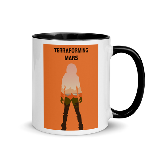 Terraforming Mars Board Game Silhouette Mug