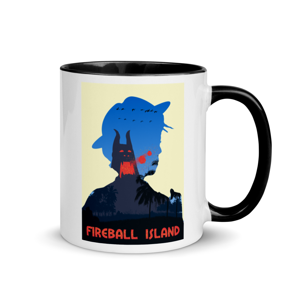 Fireball Island Board Game Silhouette Mug