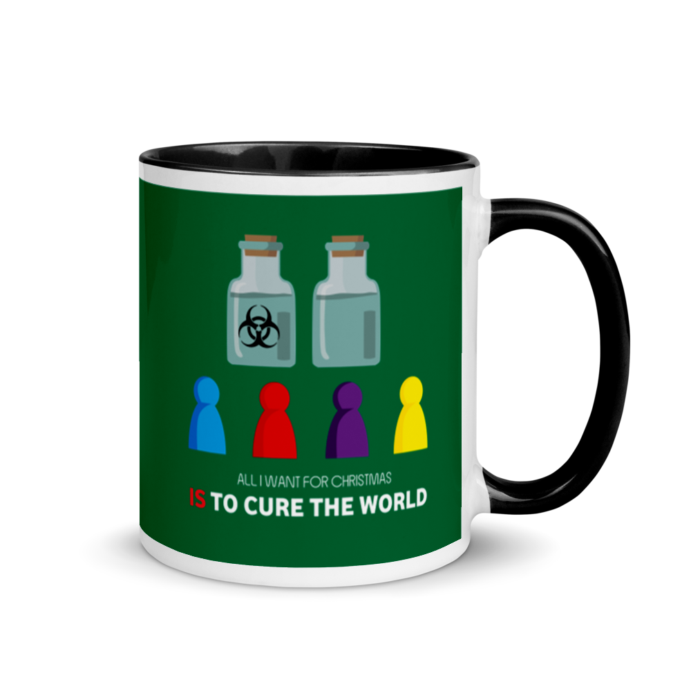 All I Want For Christmas Is To Cure The World Festive Mug
