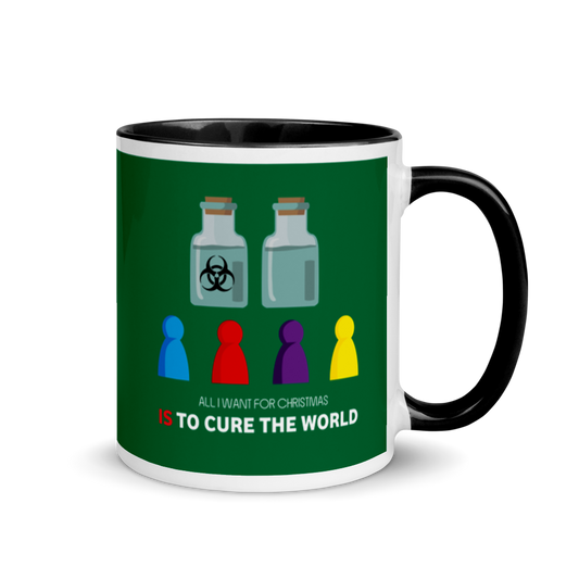 All I Want For Christmas Is To Cure The World Festive Mug