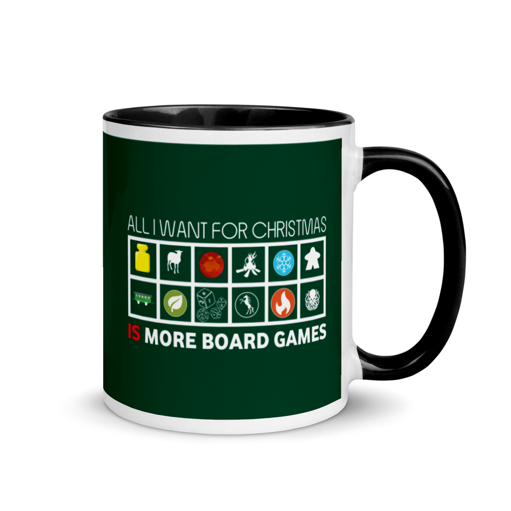 All I Want For Christmas Is More Board Games Festive Mug