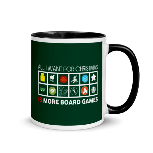 All I Want For Christmas Is More Board Games Festive Mug