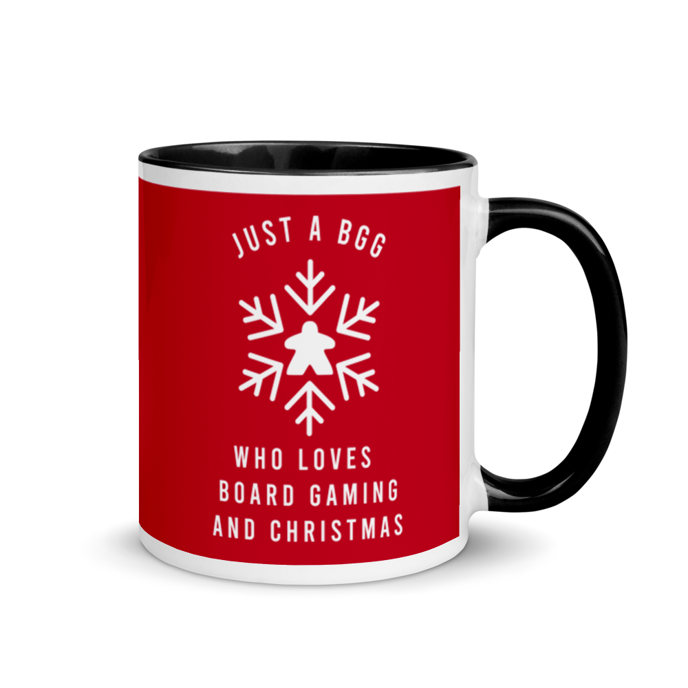 Just A BGG Who Loves Board Gaming And Christmas Festive Mug
