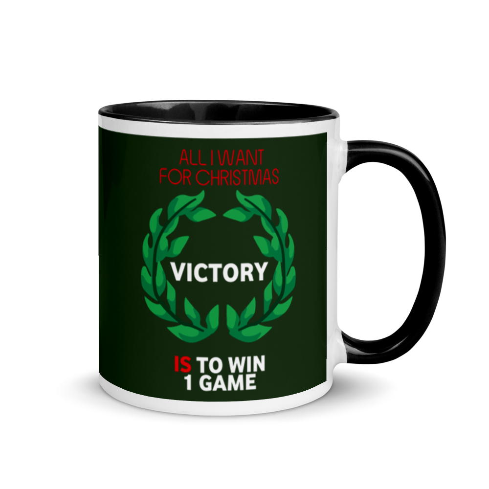 All I Want For Christmas Is To Win One Game Festive Mug