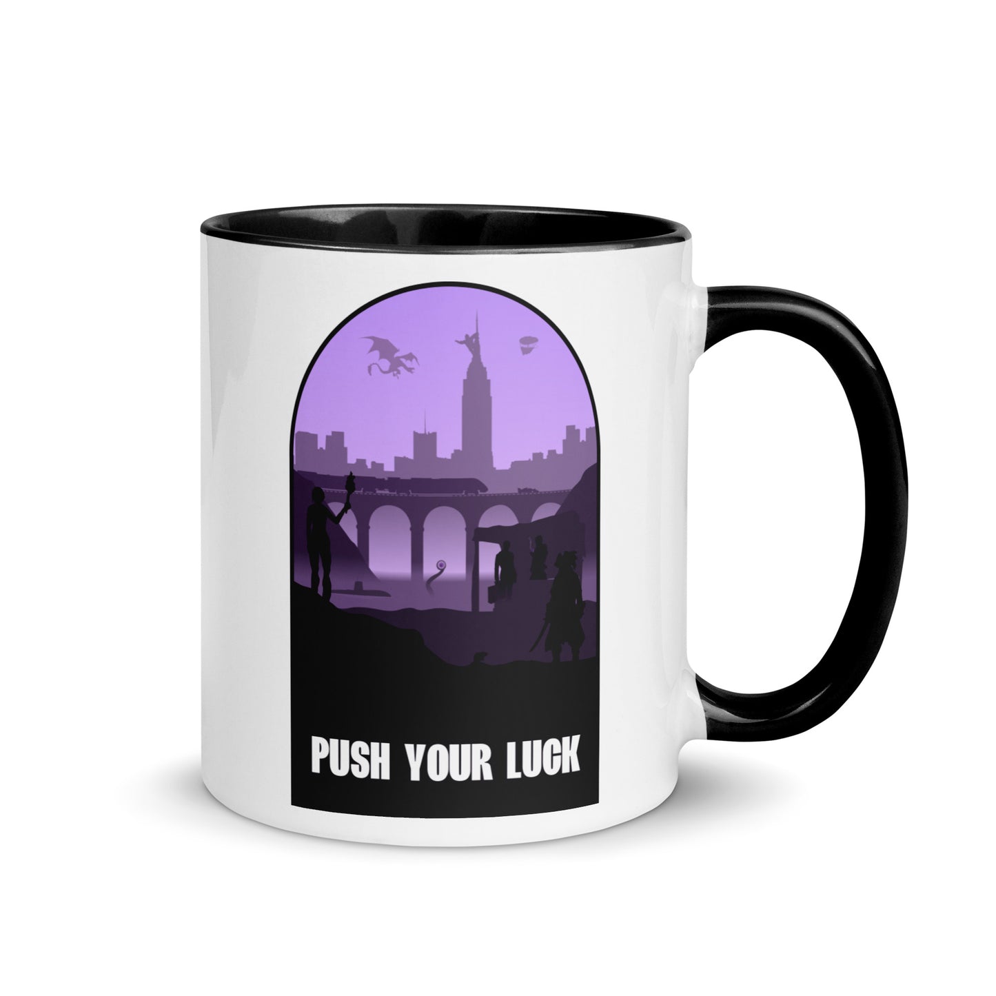 Push Your Luck Board Game Mechanic Mug
