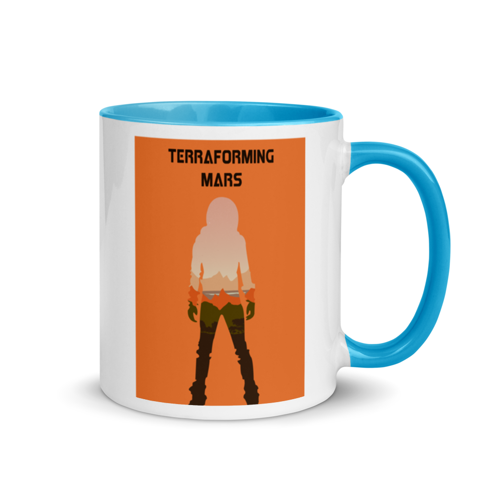 Terraforming Mars Board Game Silhouette Mug