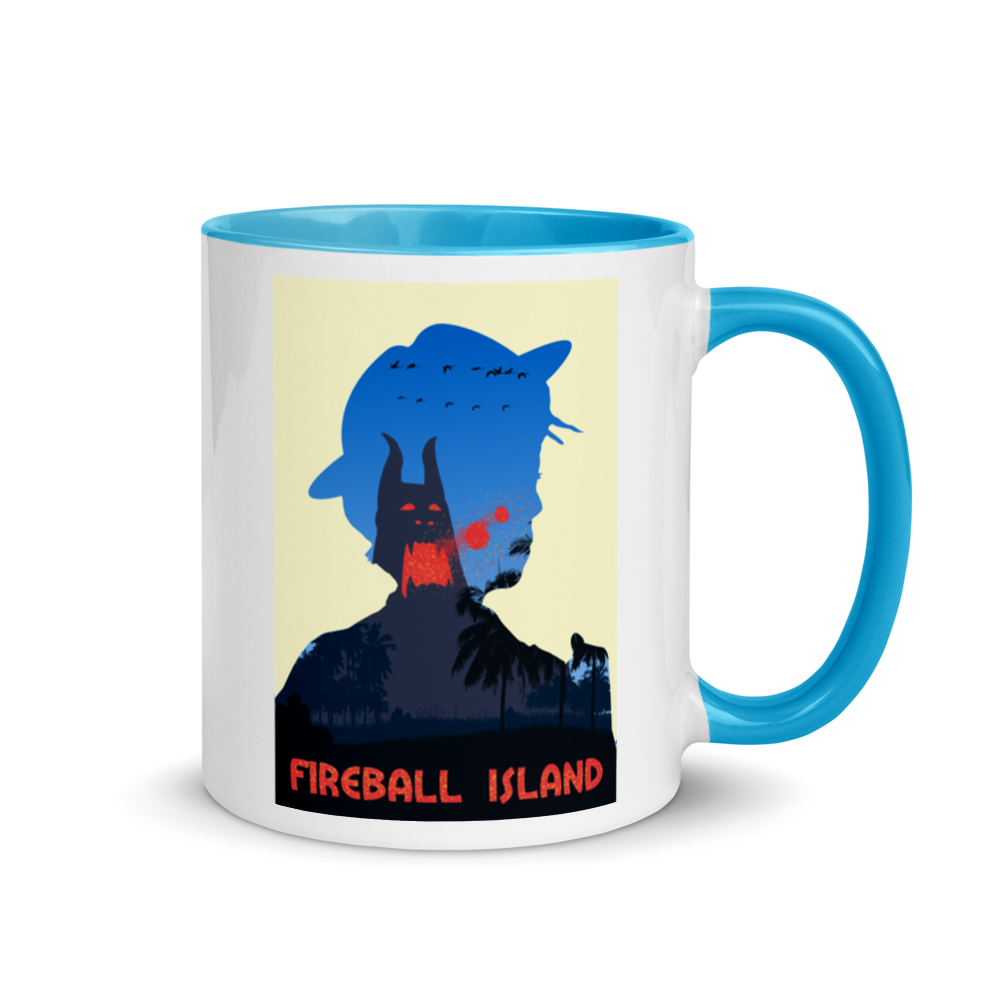 Fireball Island Board Game Silhouette Mug