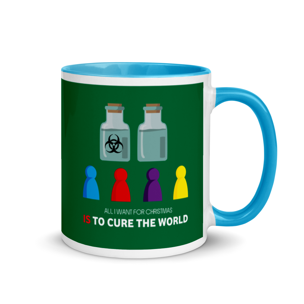 All I Want For Christmas Is To Cure The World Festive Mug