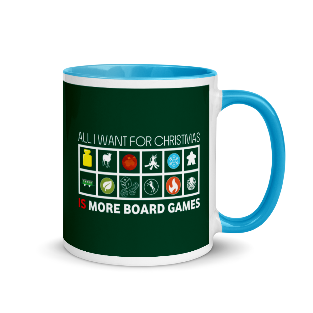 All I Want For Christmas Is More Board Games Festive Mug