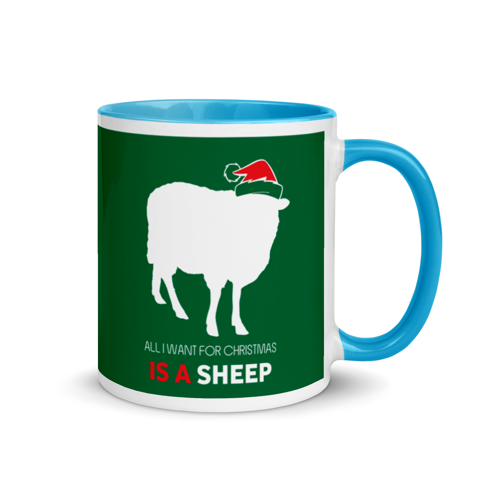 All I Want For Christmas Is A Sheep Festive Mug