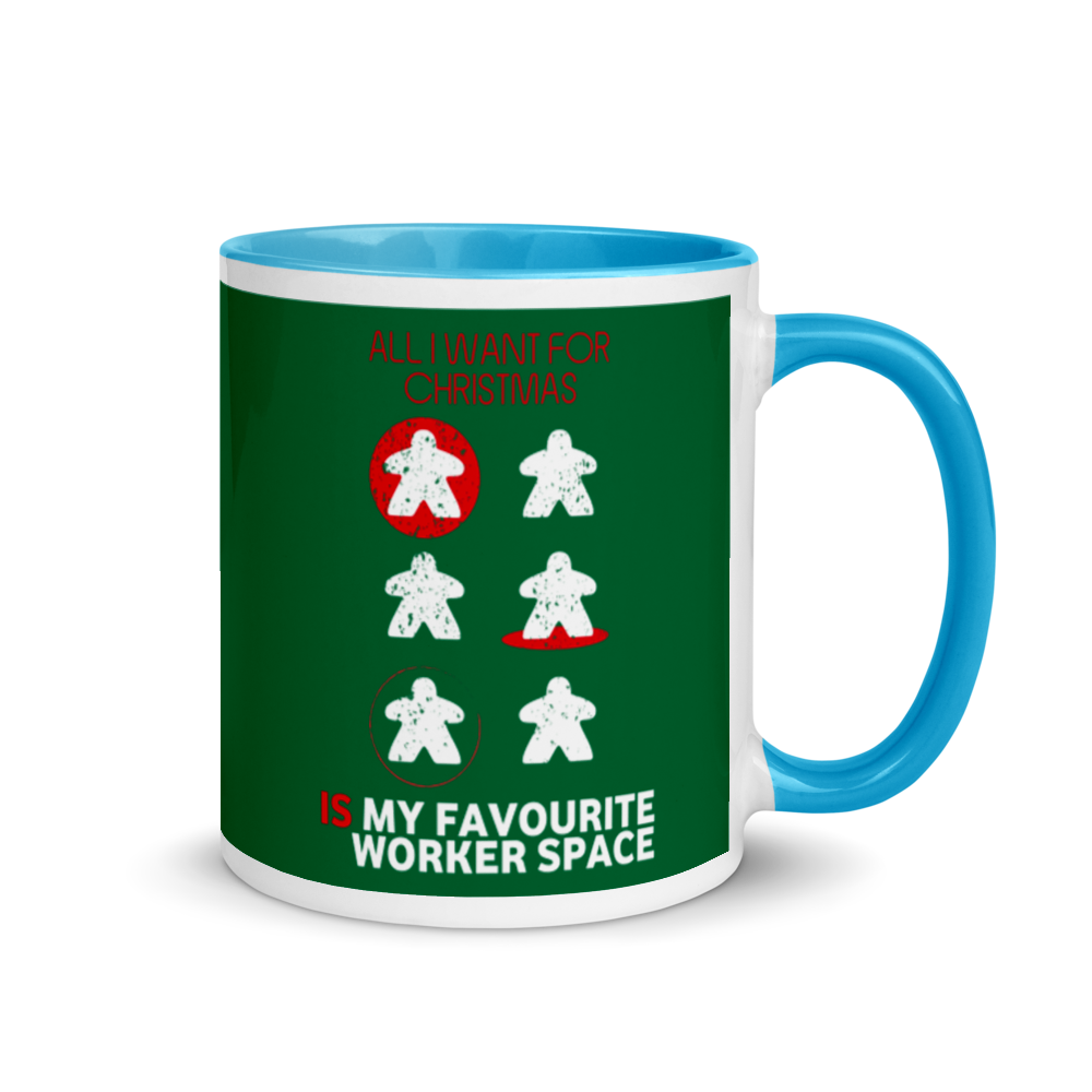 All I Want For Christmas Is My Favourite Worker Space Festive Mug