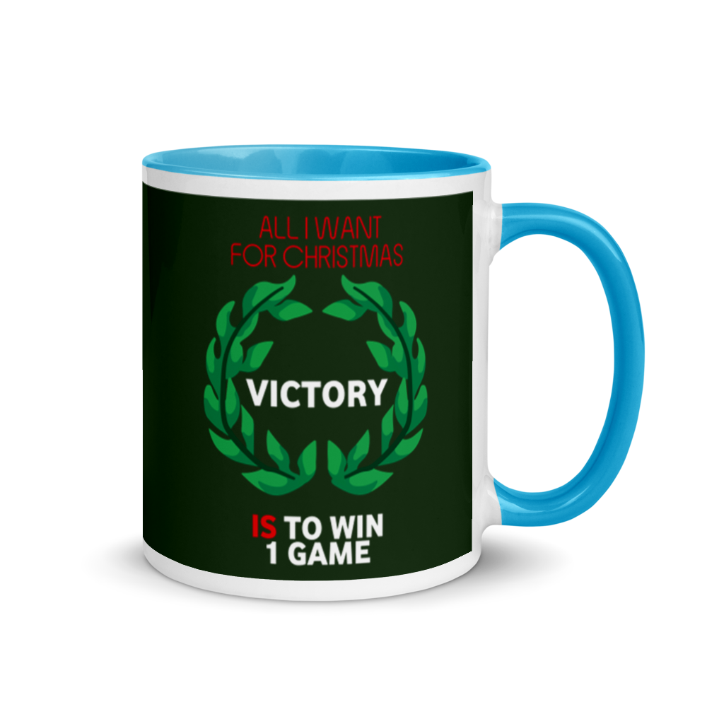 All I Want For Christmas Is To Win One Game Festive Mug