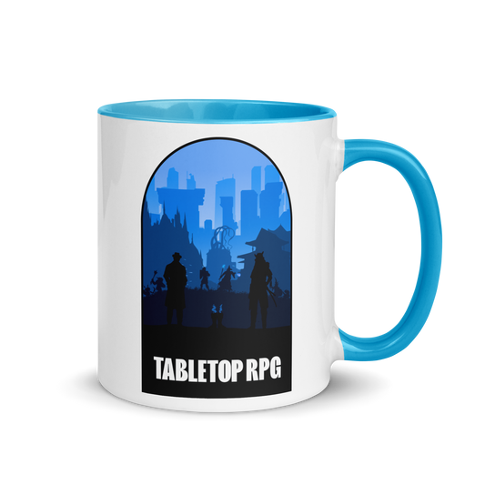 Tabletop RPG (Blue)  Board Game Mechanic Mug