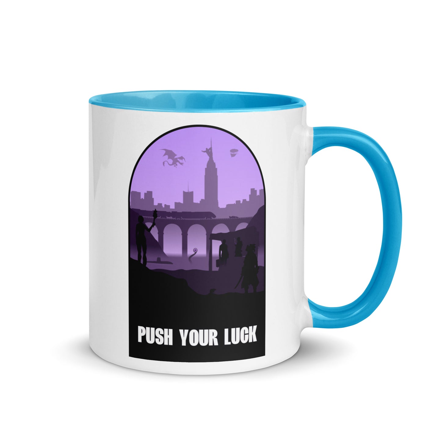 Push Your Luck Board Game Mechanic Mug