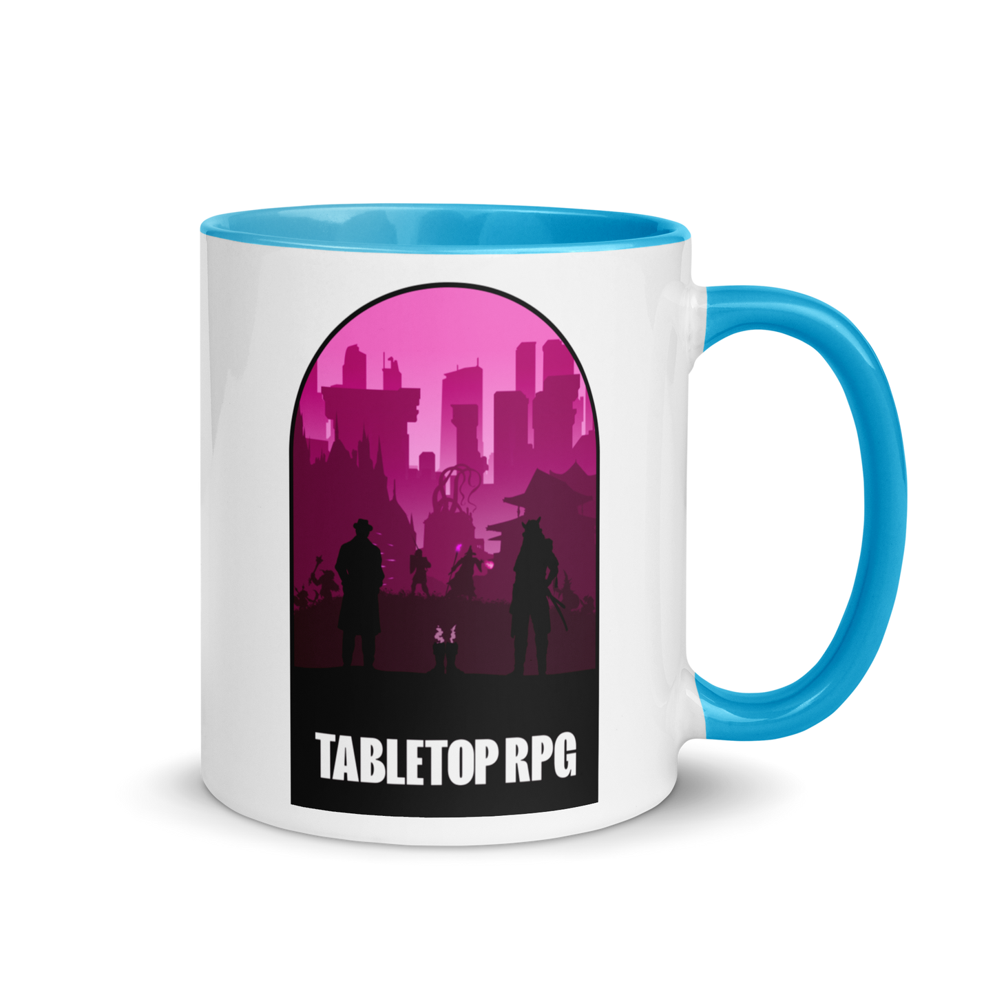 Tabletop RPG (Pink) Board Game Mechanic Mug