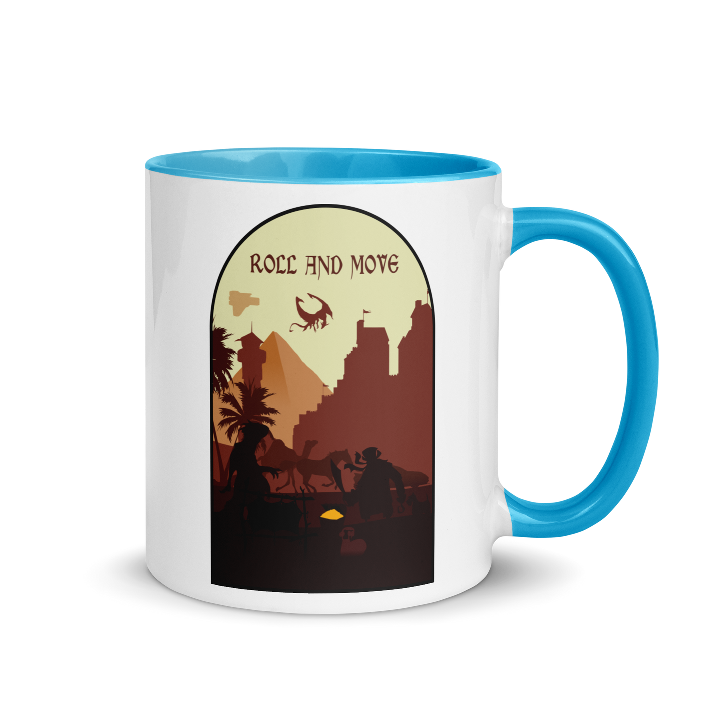Roll and Move Board Game Mechanic Mug