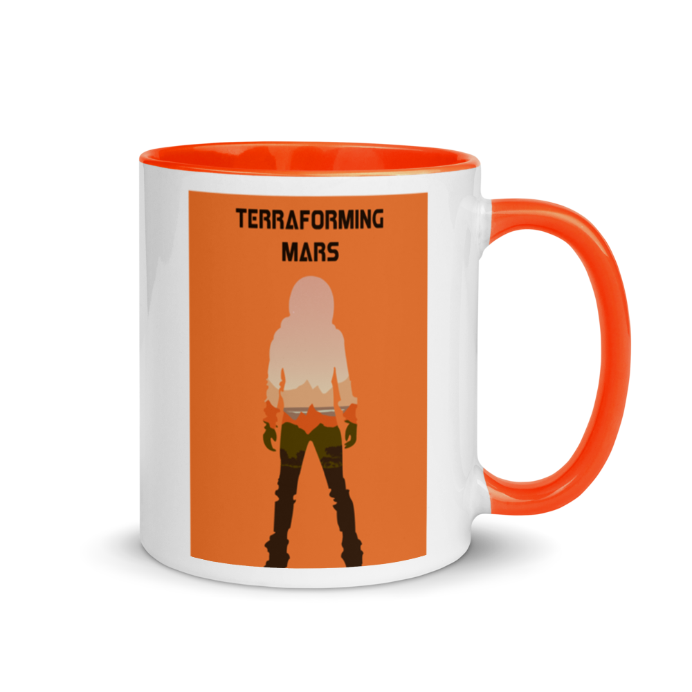 Terraforming Mars Board Game Silhouette Mug