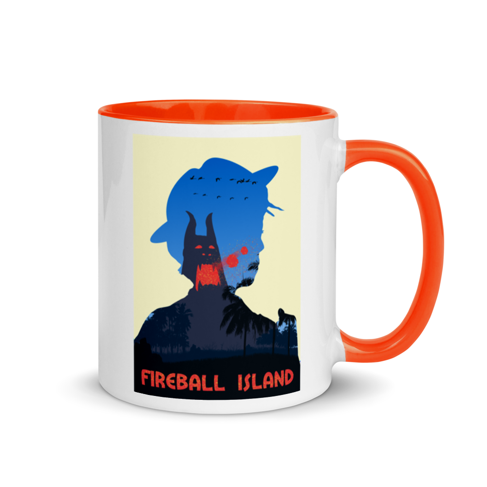 Fireball Island Board Game Silhouette Mug