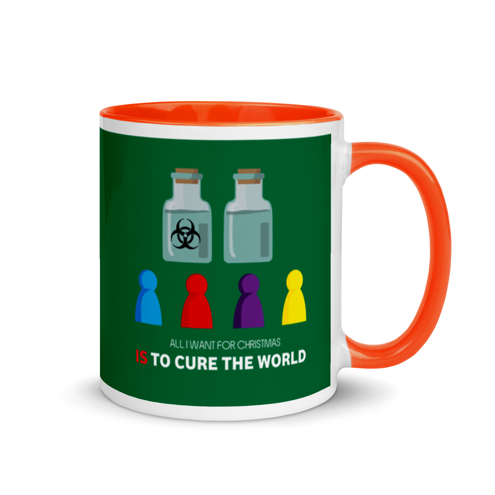 All I Want For Christmas Is To Cure The World Festive Mug