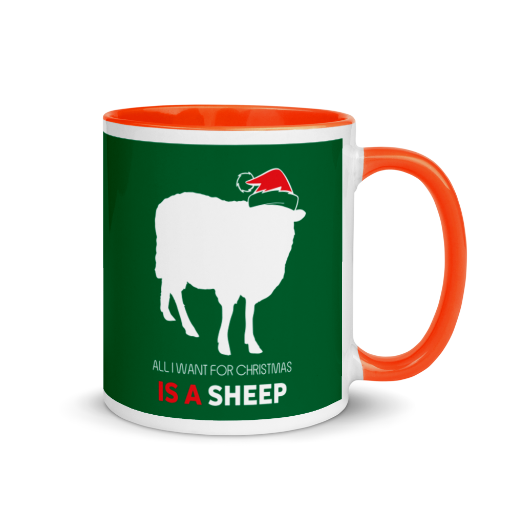 All I Want For Christmas Is A Sheep Festive Mug