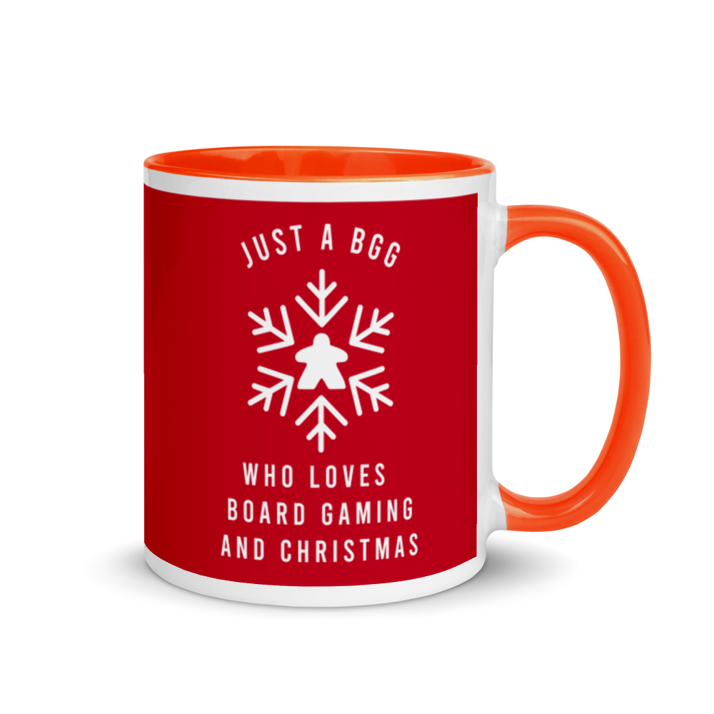 Just A BGG Who Loves Board Gaming And Christmas Festive Mug