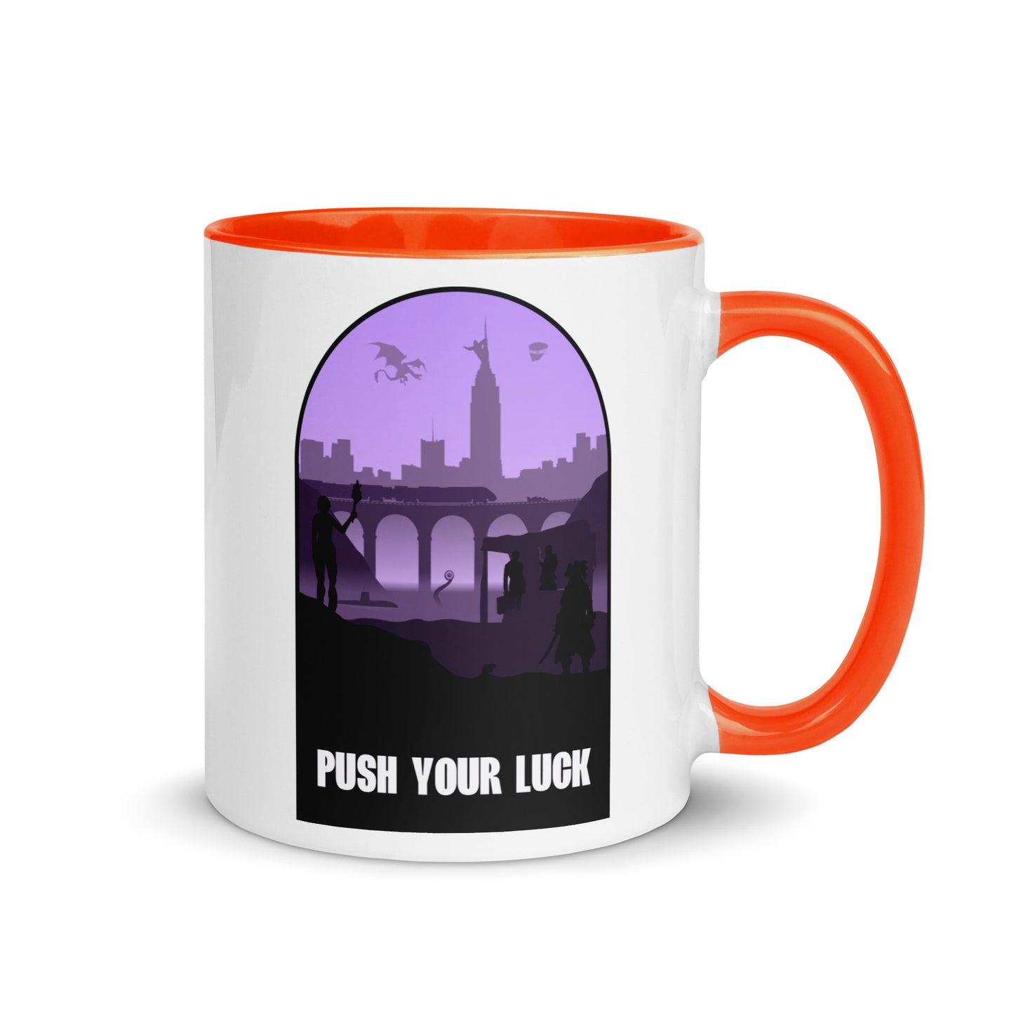 Push Your Luck Board Game Mechanic Mug