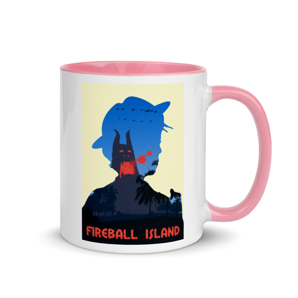 Fireball Island Board Game Silhouette Mug