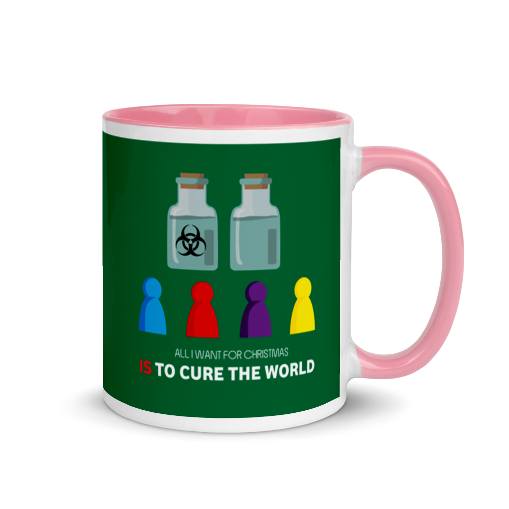 All I Want For Christmas Is To Cure The World Festive Mug