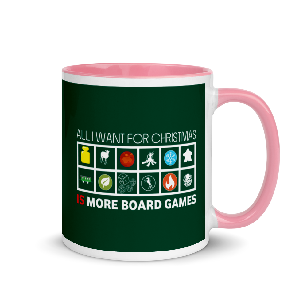 All I Want For Christmas Is More Board Games Festive Mug