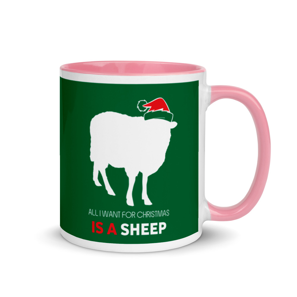 All I Want For Christmas Is A Sheep Festive Mug