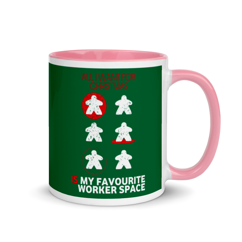 All I Want For Christmas Is My Favourite Worker Space Festive Mug