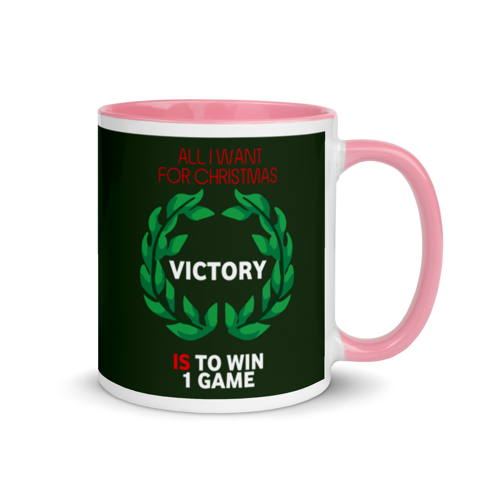 All I Want For Christmas Is To Win One Game Festive Mug