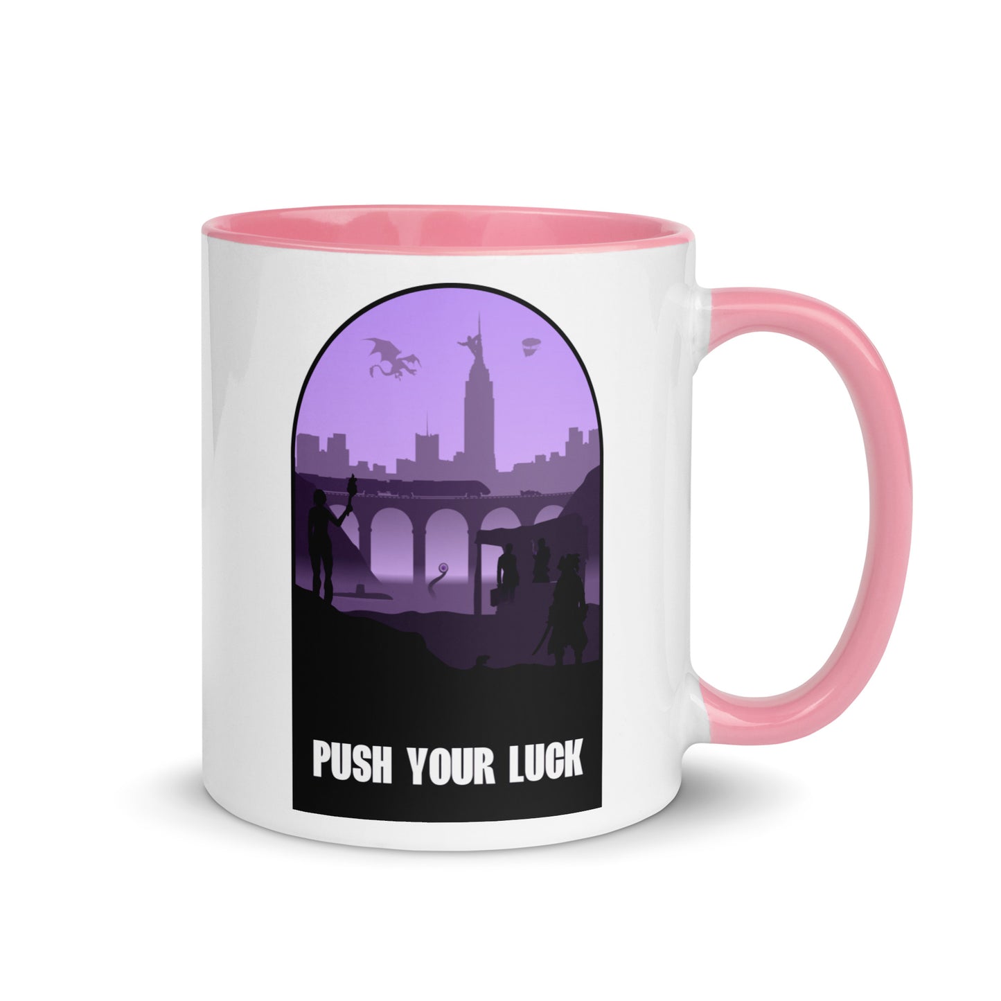 Push Your Luck Board Game Mechanic Mug