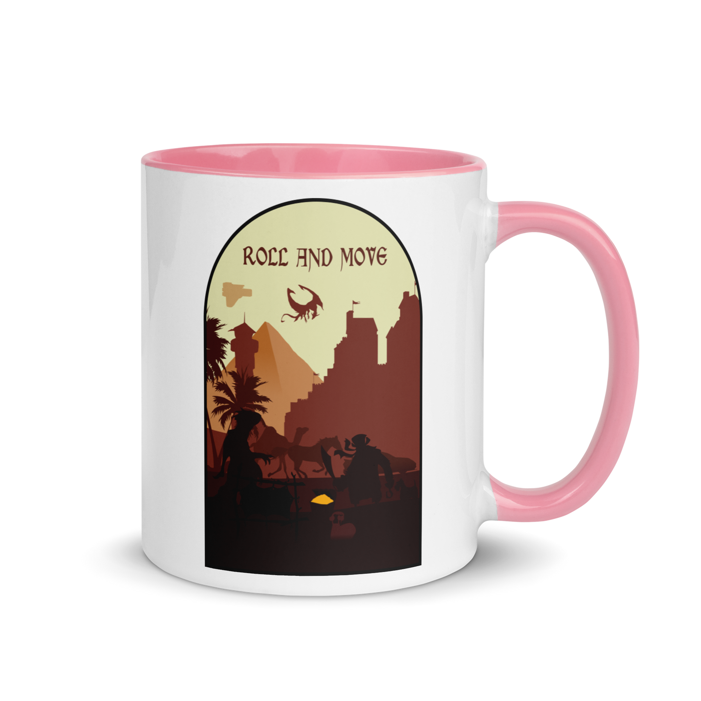 Roll and Move Board Game Mechanic Mug