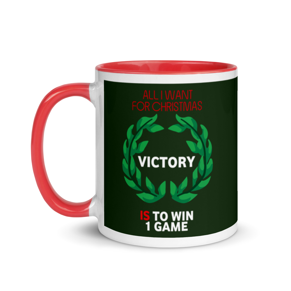 All I Want For Christmas Is To Win One Game Festive Mug