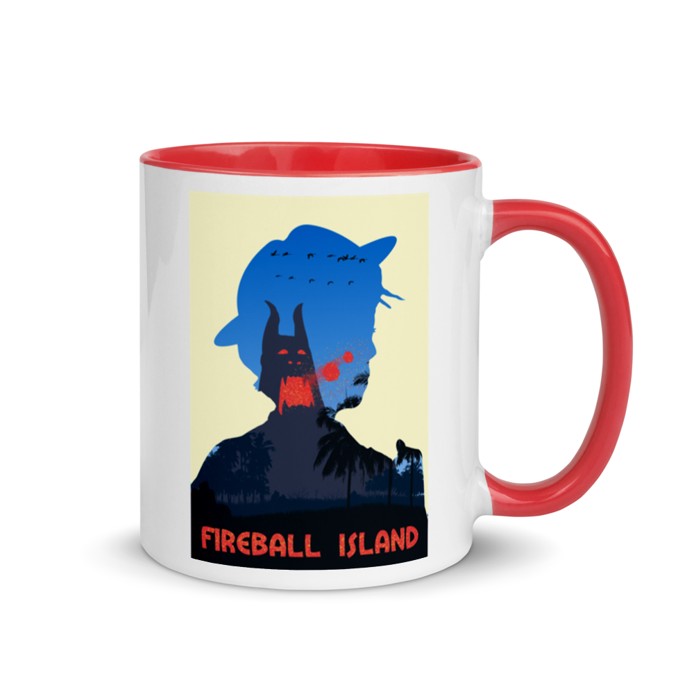 Fireball Island Board Game Silhouette Mug