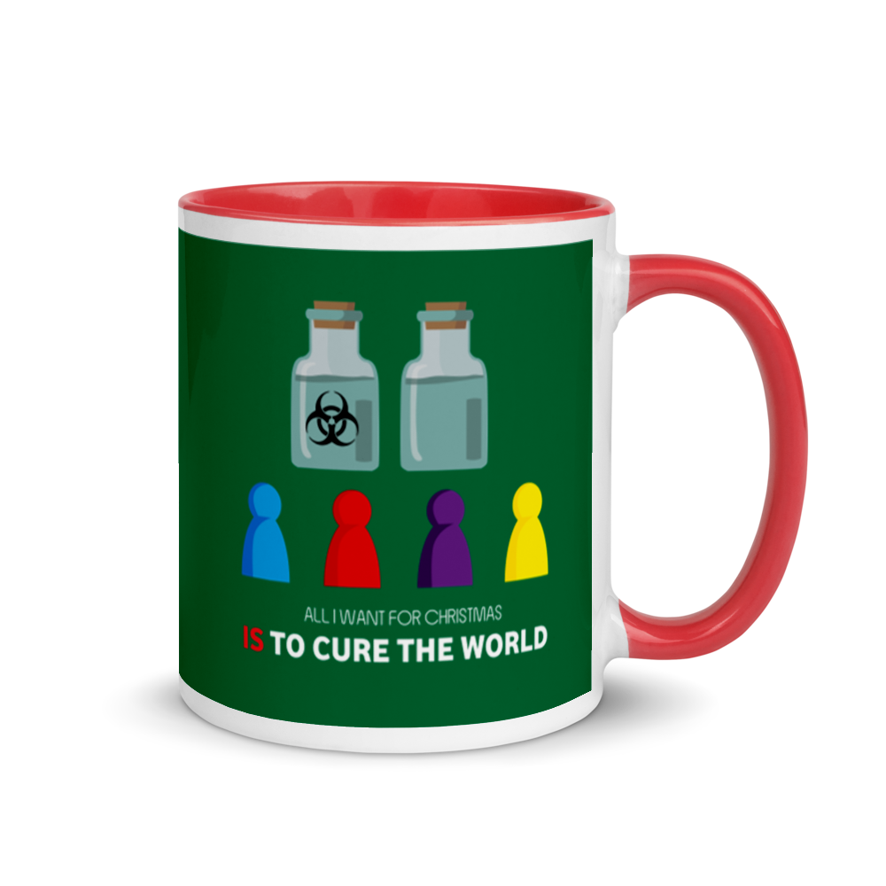 All I Want For Christmas Is To Cure The World Festive Mug