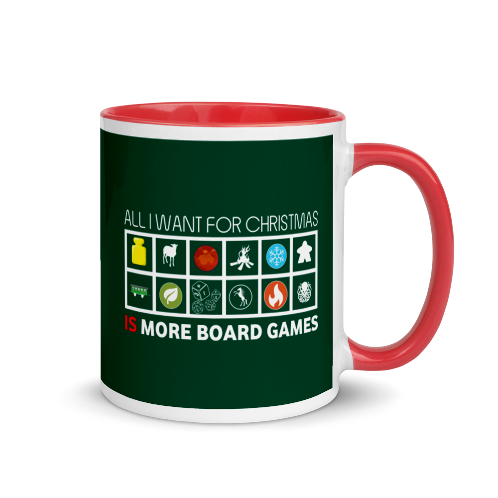 All I Want For Christmas Is More Board Games Festive Mug