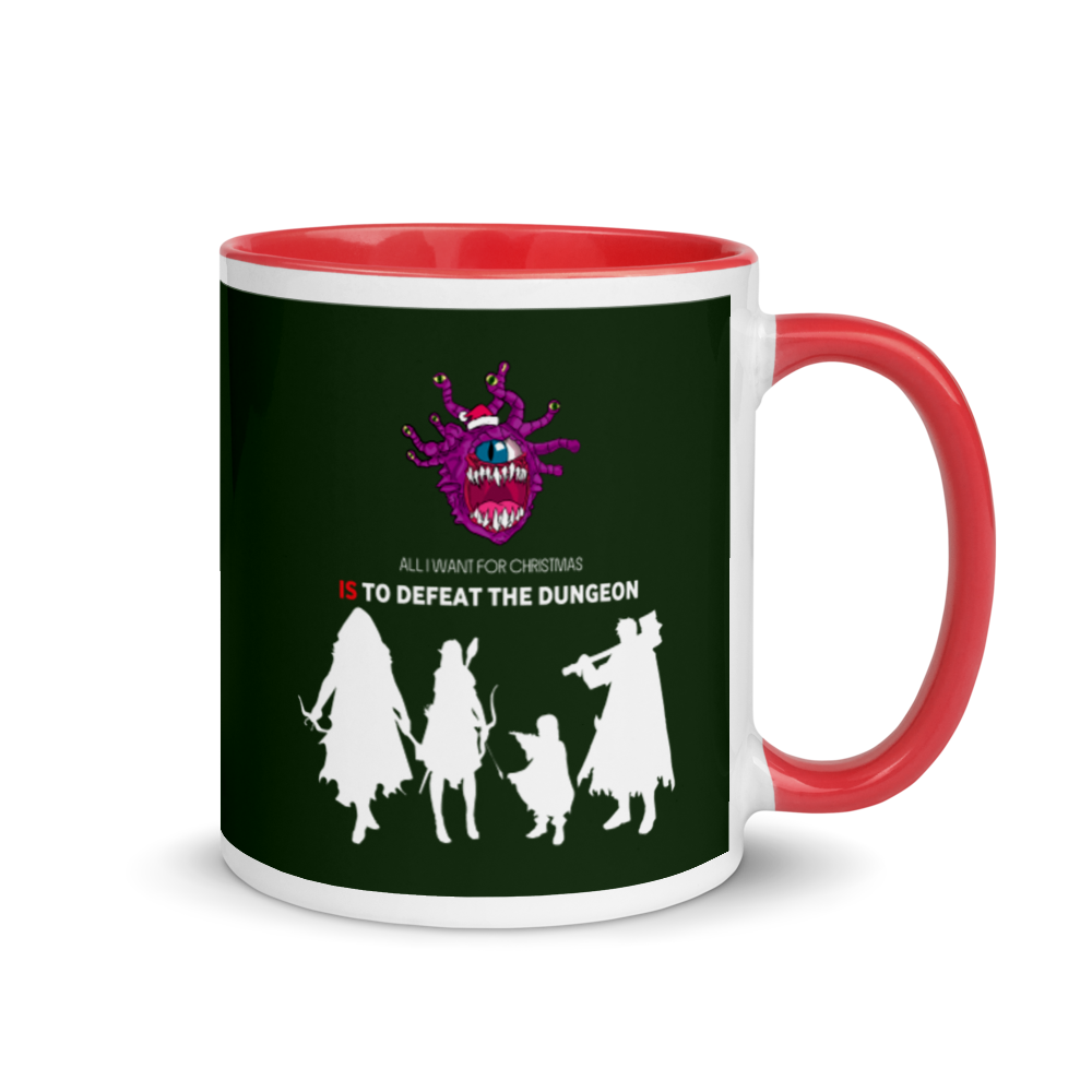 All I Want For Christmas Is To Defeat The Dungeon - Christmas Dungeon RPG Mug