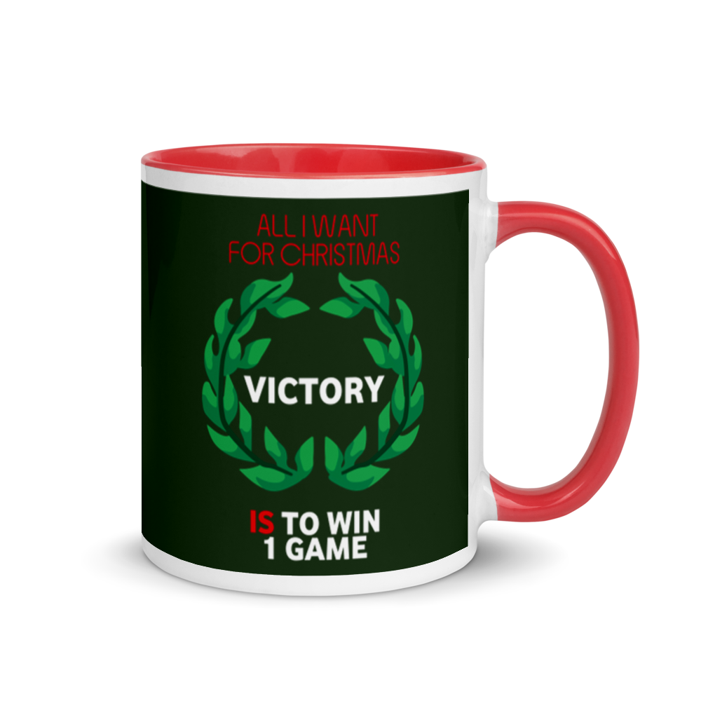 All I Want For Christmas Is To Win One Game Festive Mug