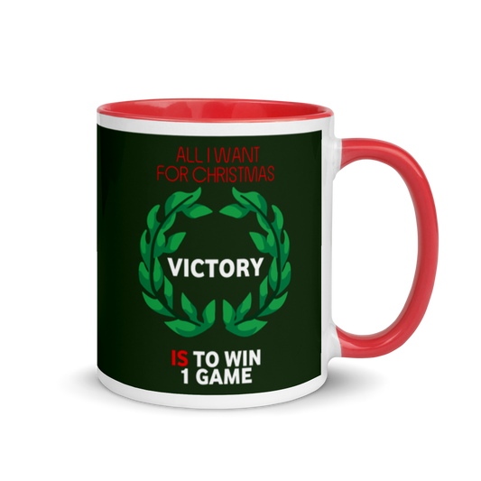 All I Want For Christmas Is To Win One Game Festive Mug