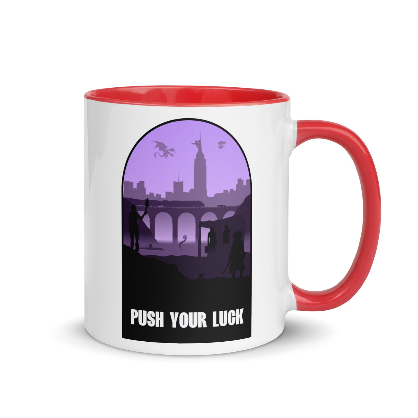 Push Your Luck Board Game Mechanic Mug