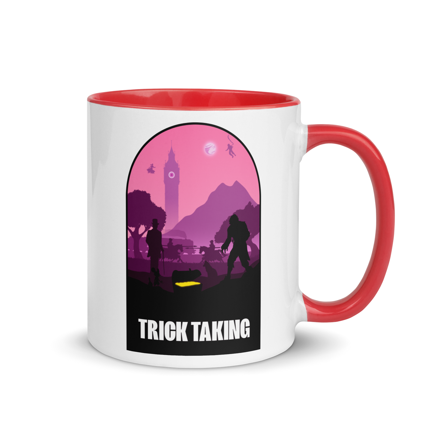 Trick Taking Board Game Mechanic Mug