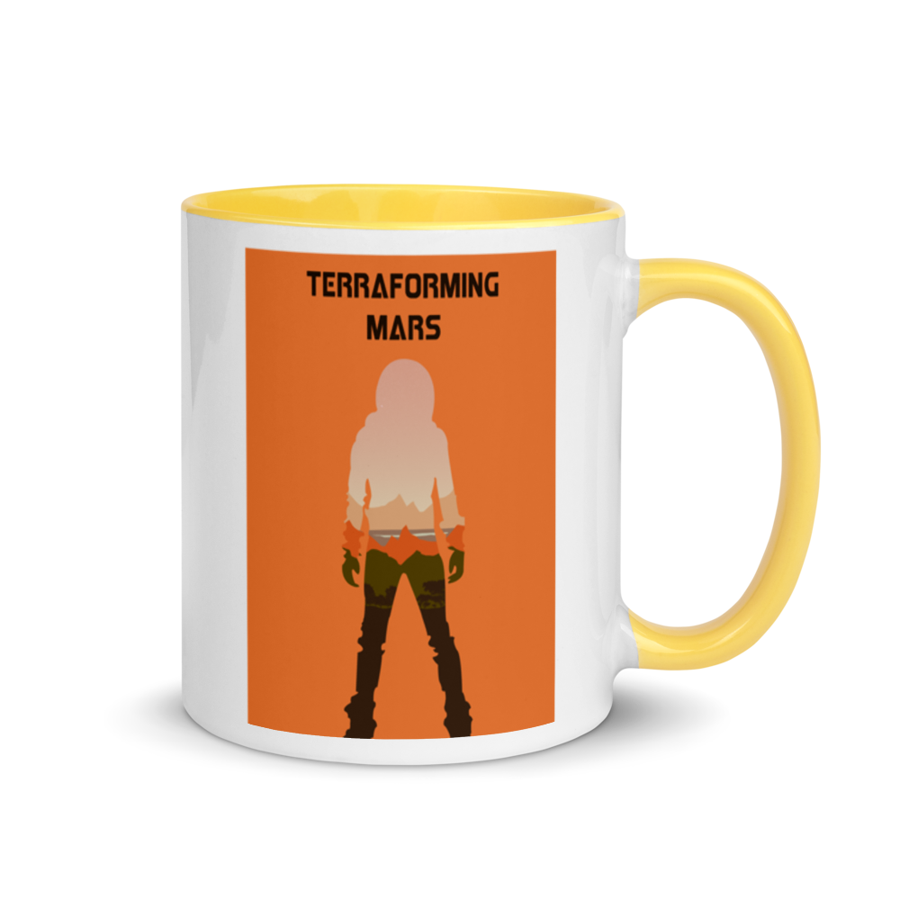 Terraforming Mars Board Game Silhouette Mug